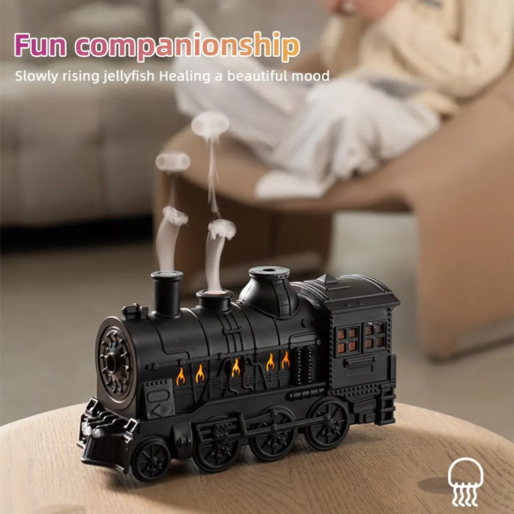 Humidificateur Diffuseur Aromathérapie Train Rétro pour Maison et Bureau - 3