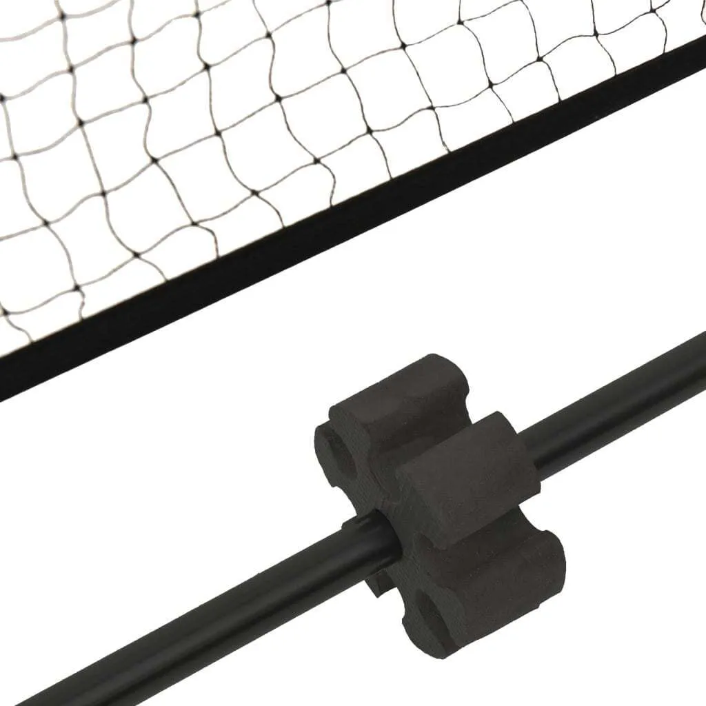 Filet de Badminton en Polyester Résistant 400cm Noir et Rouge Modèle 24 - 7