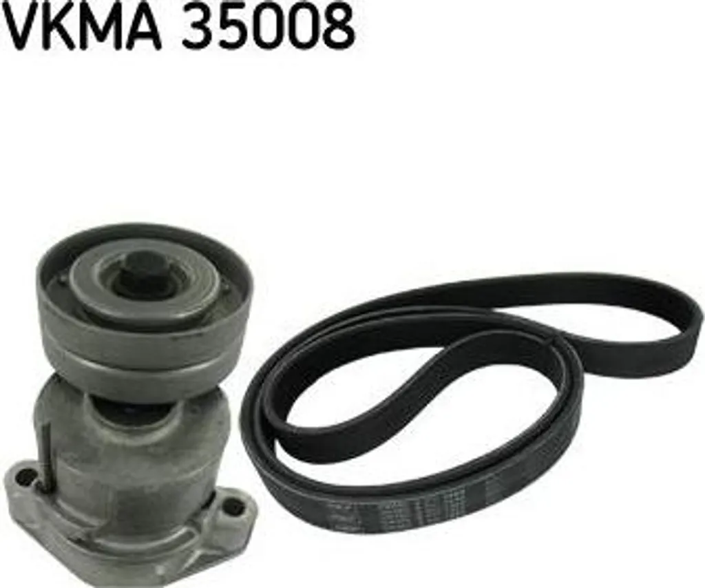 Courroie Trapézoïdale Crantée SKF VKMA 35008 Haute Résistance pour Opel