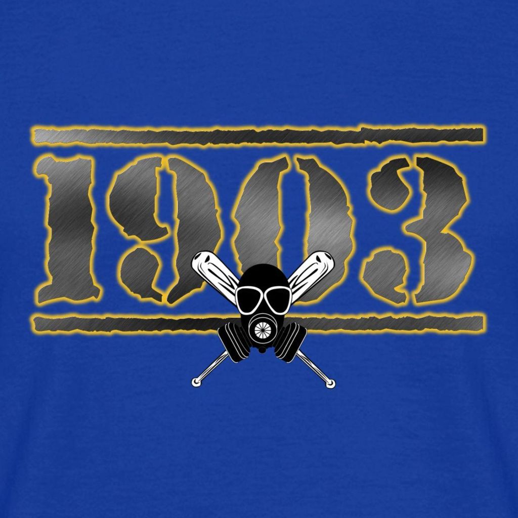 Spreadshirt 1903 Saarbrücken - Saarbrooklyn Fußball Männer T-Shirt, 4XL, Dunkelblau