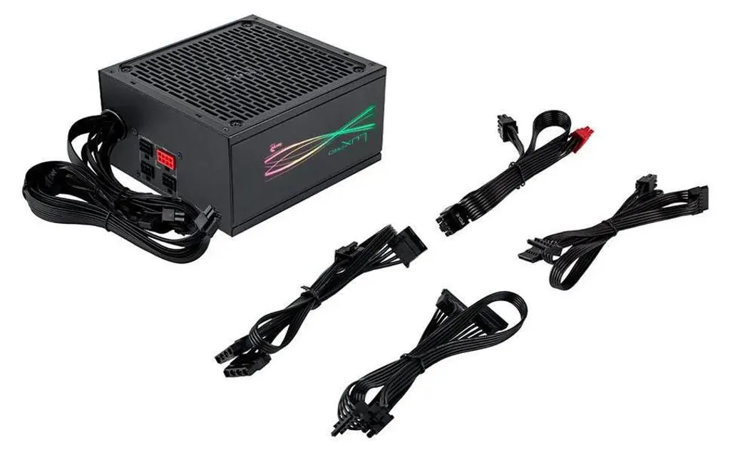 Aerocool LUXPRO RGB550M Alimentation PC 550W 80 Plus Bronze Semi-Modulaire