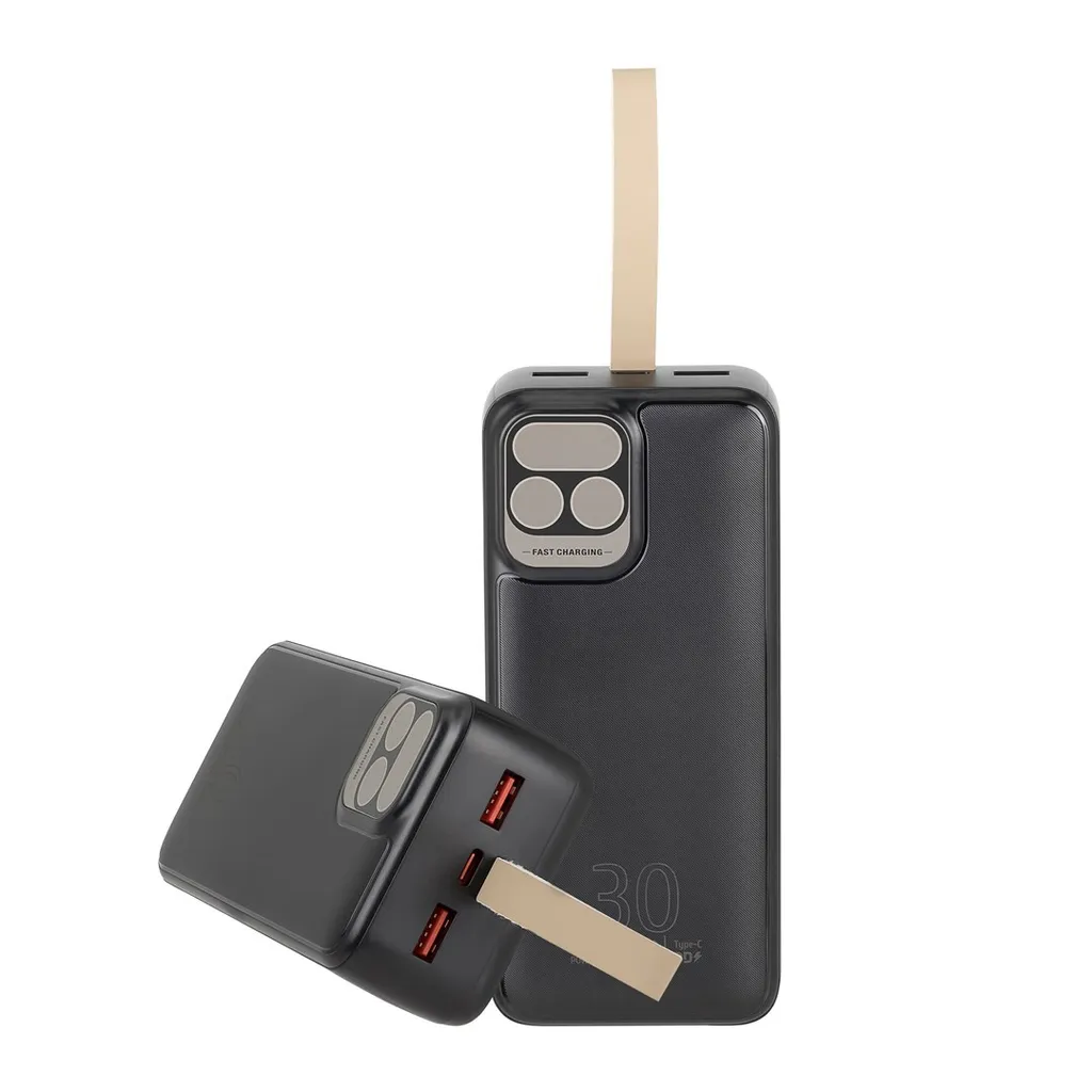 Batterie de Secours 30000mAh PD 20W avec Écran LCD et Multi-Ports - 10