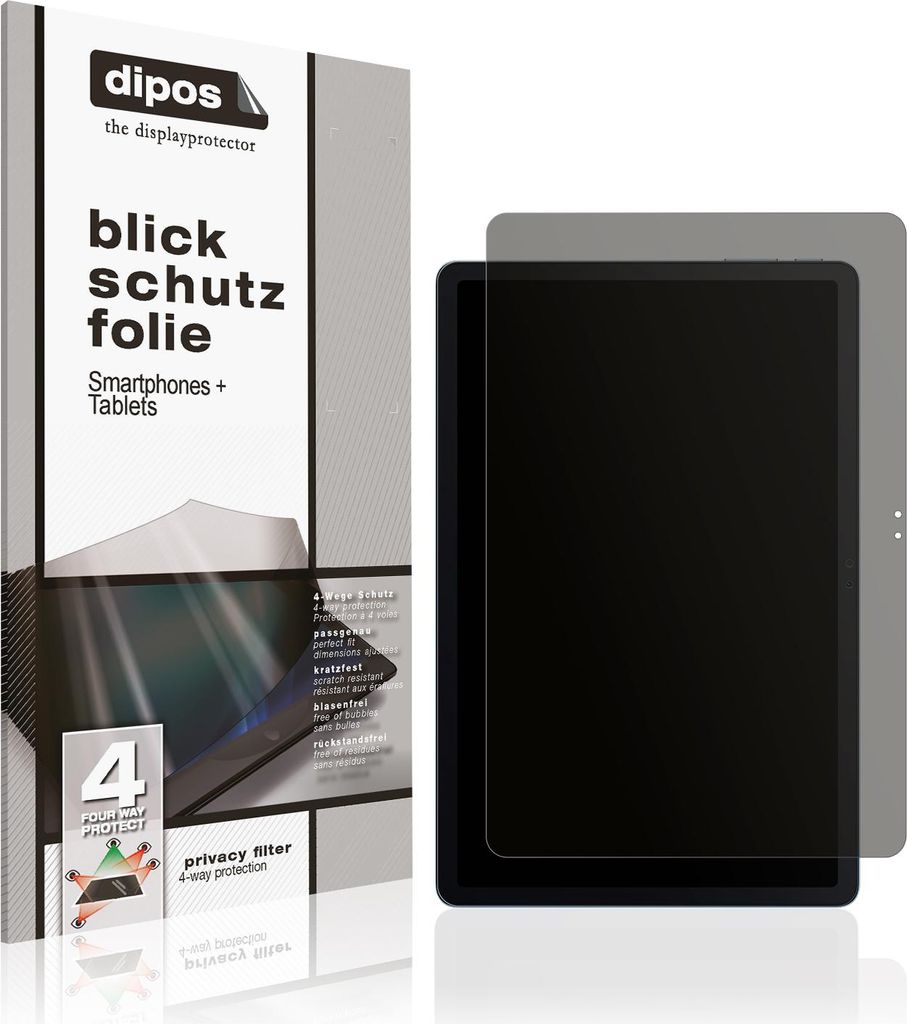 Blickschutzfolie für Blackview Tab90 WiFi matt Schutzfolie Folie Display Schutz dipos