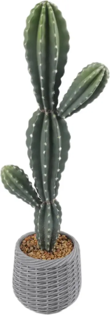 Cactus Artificiale 88cm - Pianta Finta da Esterno ed Interno - Stile Bonsai