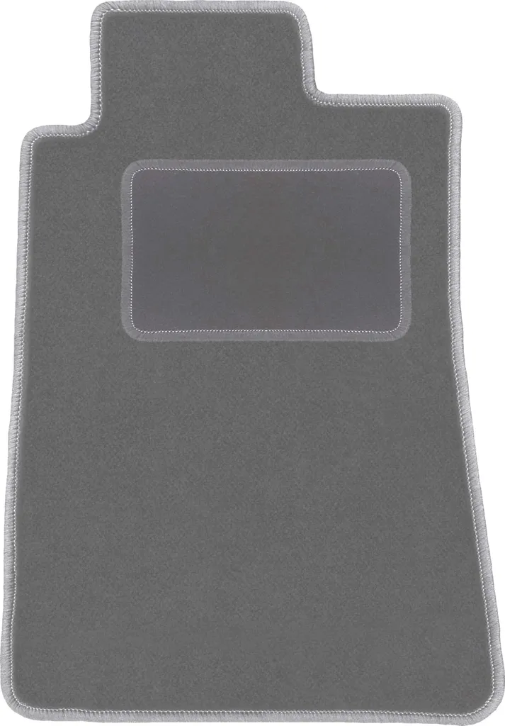 Tappetino conducente in velluto grafite compatibile con Mercedes C W202 (1993-2000, station wagon, sedan) – con fissaggi – su misura