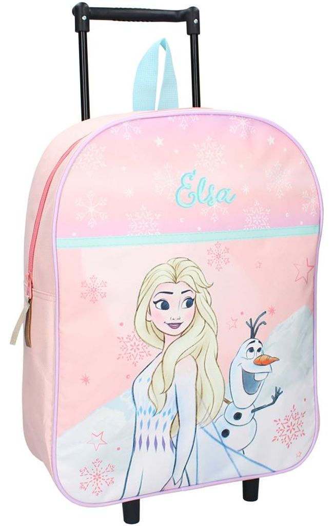 Valigia da viaggio bambini Frozen Elsa Rosa, 39 x 30 x 13 Immagine del prodotto 
