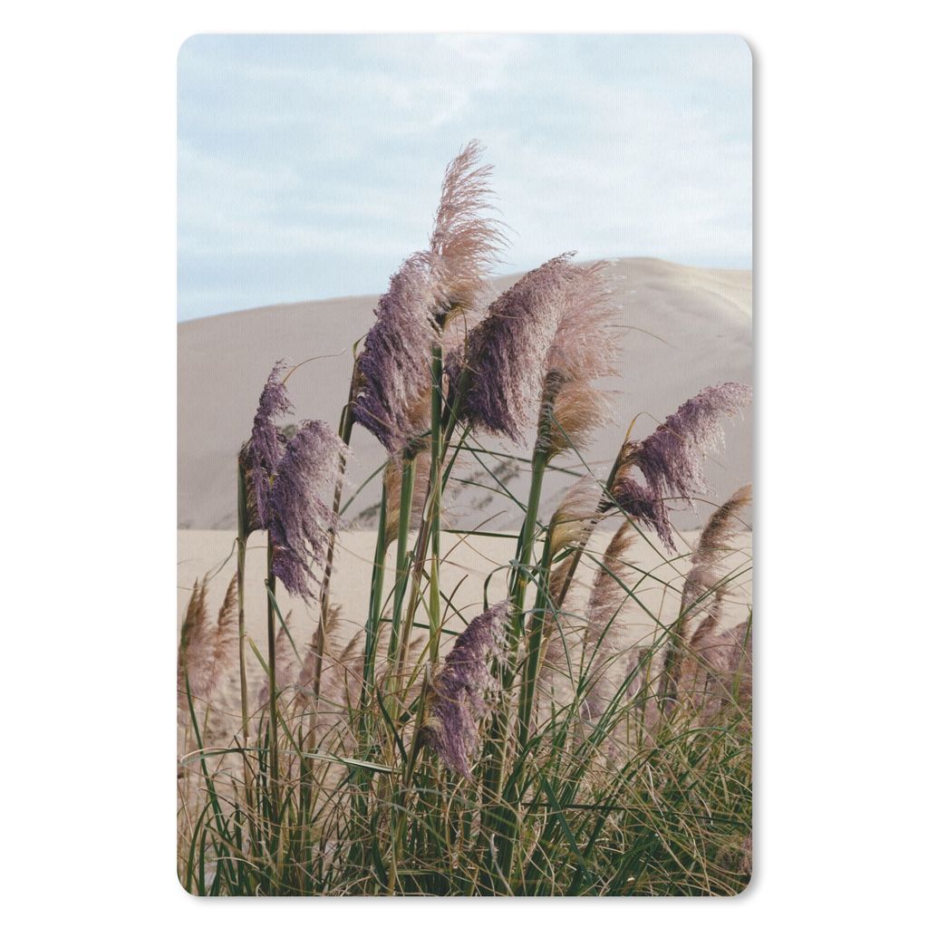 MuchoWow Mauspad Mousepad Pampasgras - Sand - Pflanzen - Düne 40x60 cm - Mousepads - Maus Mat - Pad - Mausunterlage - Schreibtisch Accesoire