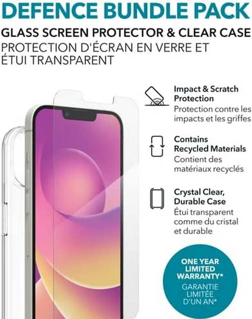 Protéger l'écran iPhone 14 avec le verre iFrogz Defence Glass durable - 4