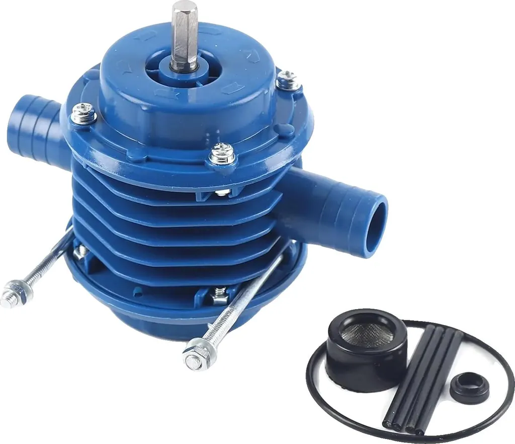 Mini pompe à eau immergée électrique bleue pour fontaine et aquarium