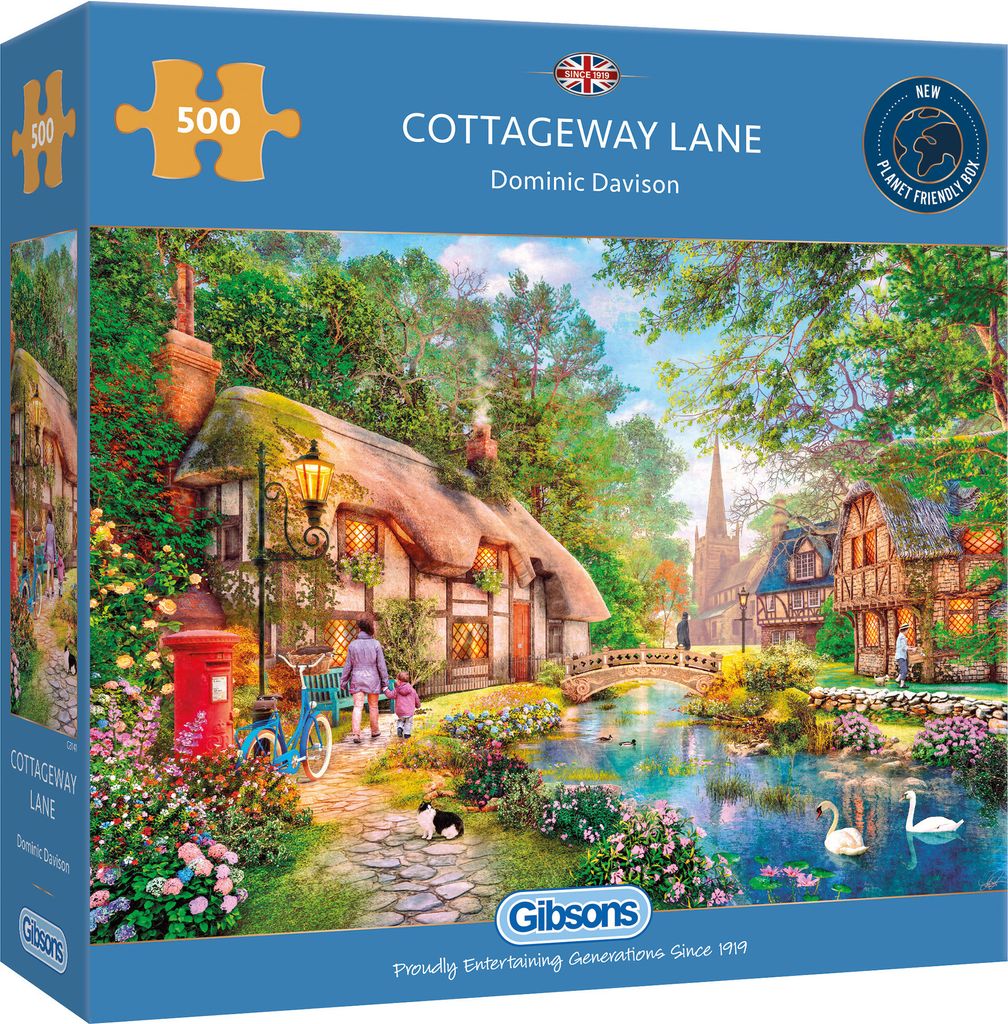 GIBSONS QUALITÀ PUZZLE Selezione 500 E 1000 Pezzi Nuovo EUR 15,43 - IT