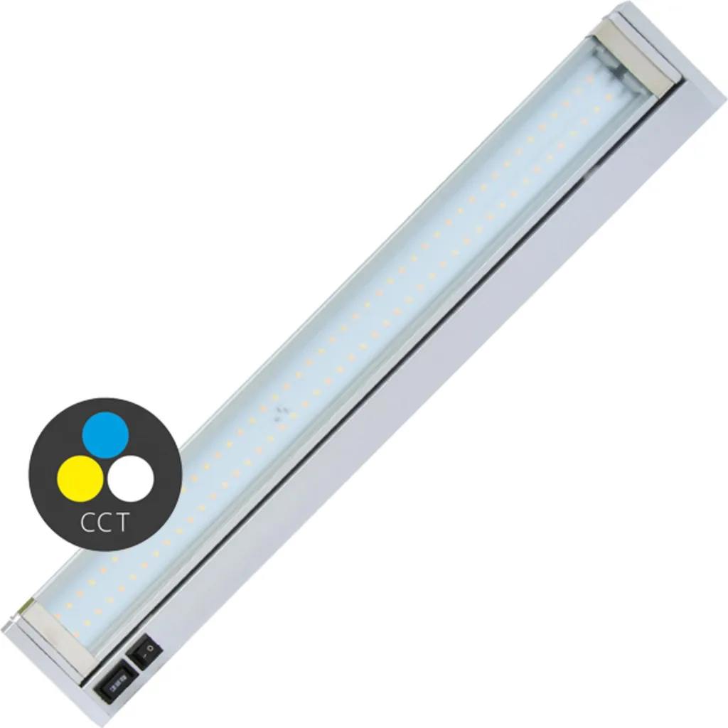 Luminaire de Cuisine LED 59cm GANYS 10W - Éclairage de Travail CCT