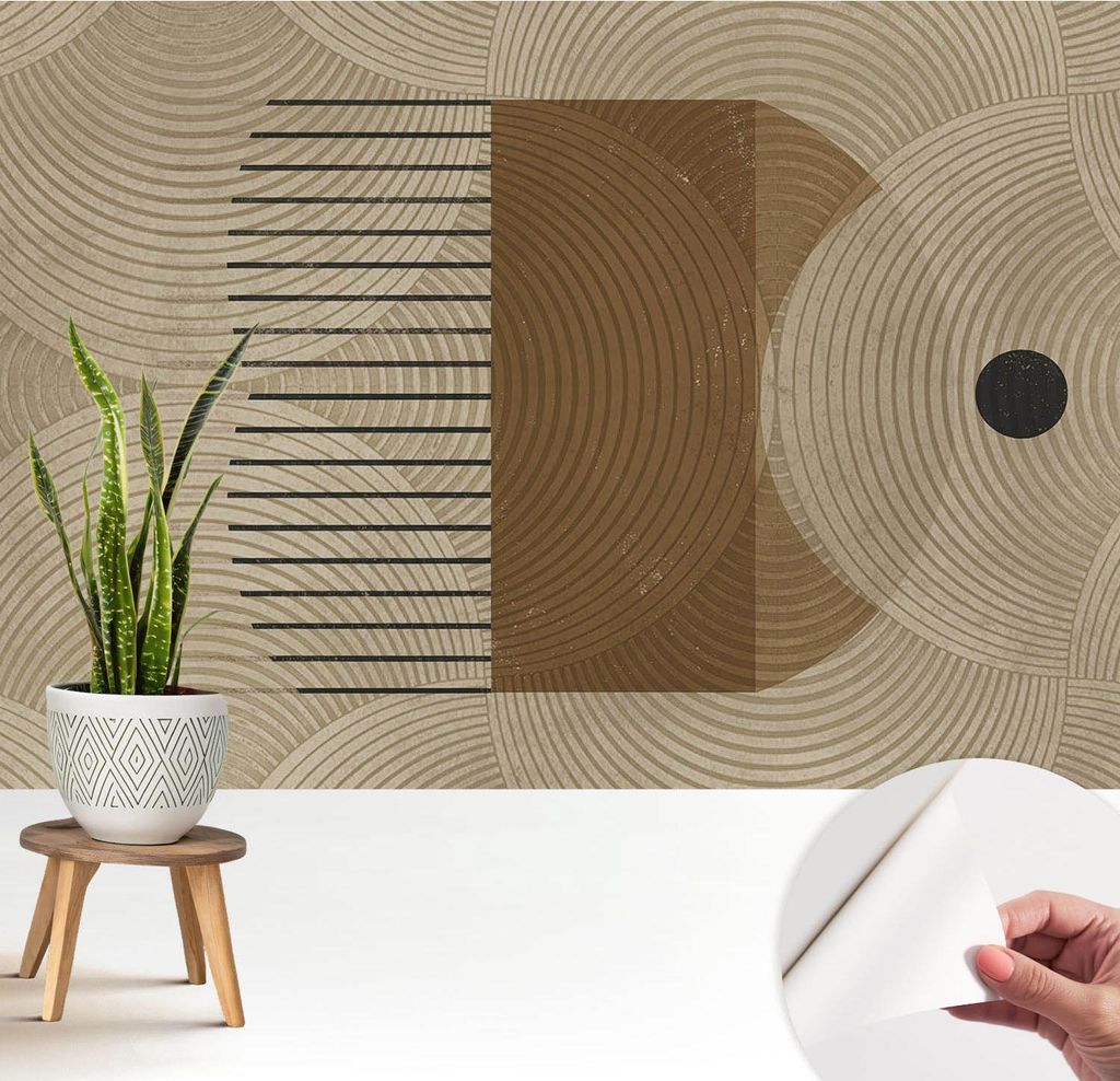 Fototapete selbstklebend - 208x146 cm - Tapete - Wandtapete - Wandbilder - Klebefolie - Dekofolie - Tapete Folie - Wand - Dekoration - Wohnzimmer -...