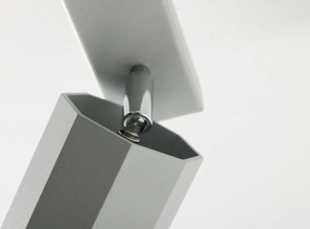 Spot HEX Lampex Gris 2xGU10 : Solution Éclairage Précis Métal Robuste - 5