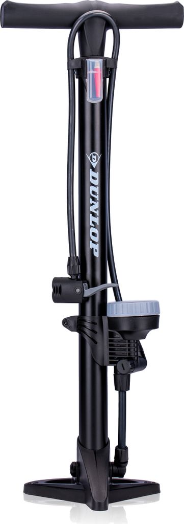 Dunlop Fahrradpumpe mit Manometer für Dunlop-, Schrader- Produktbild 