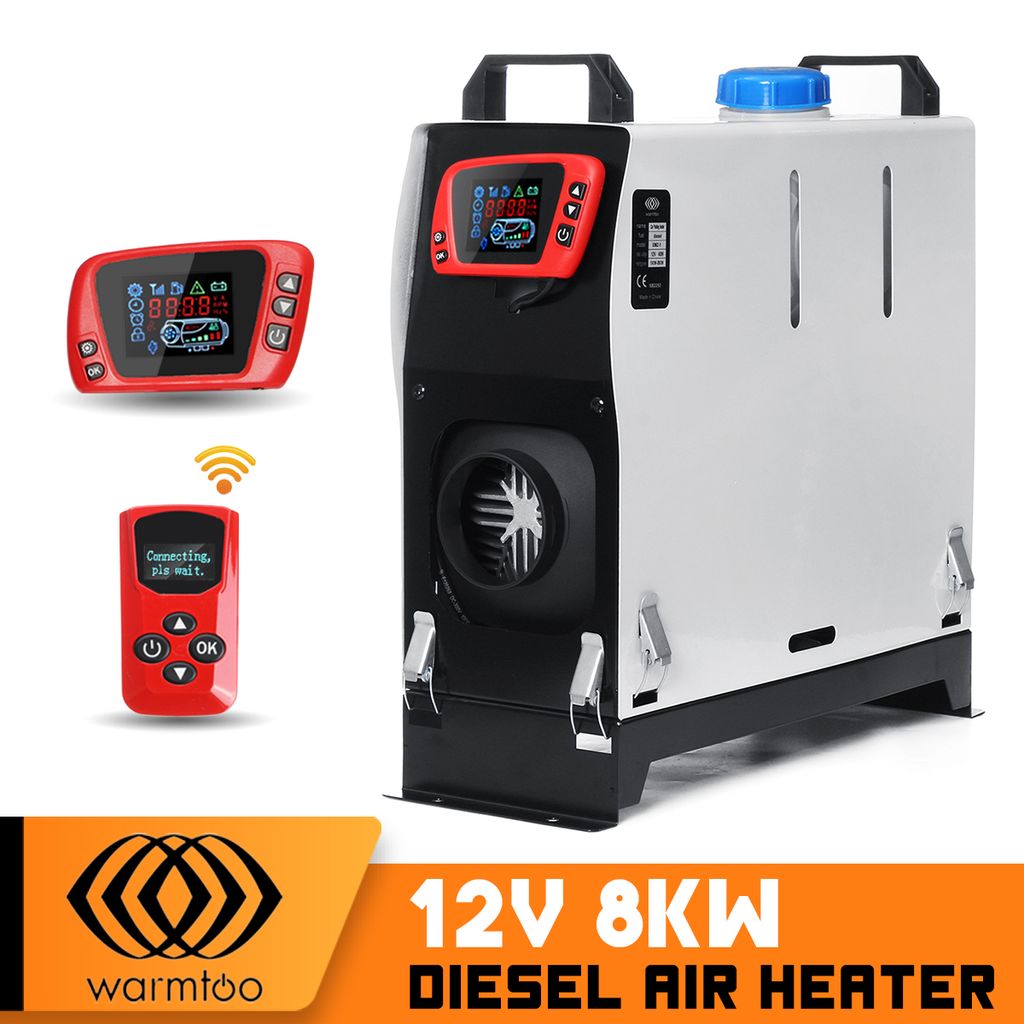 HCalory® 12V 5-8KW Diesel Auto Heizung Standheizung Luftheizung Air Heater  LCD