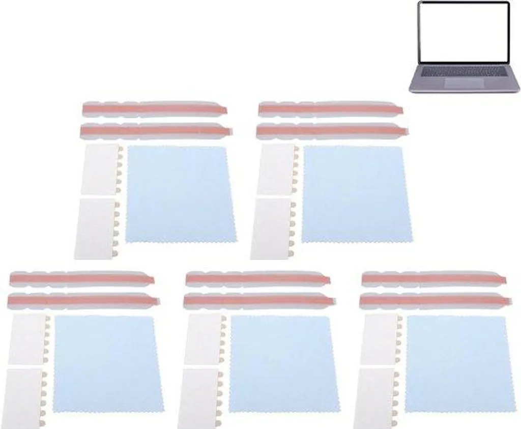 Filtres Confidentialité Amovibles 5x - Fixation Lèvres Coulissantes et Adhésif