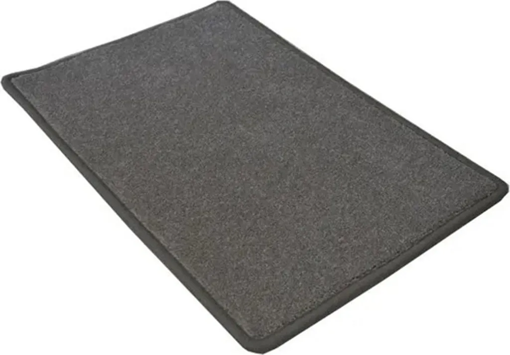 Tapis gris Apollo 150x80 cm en polypropylène - Entretien ultra facile