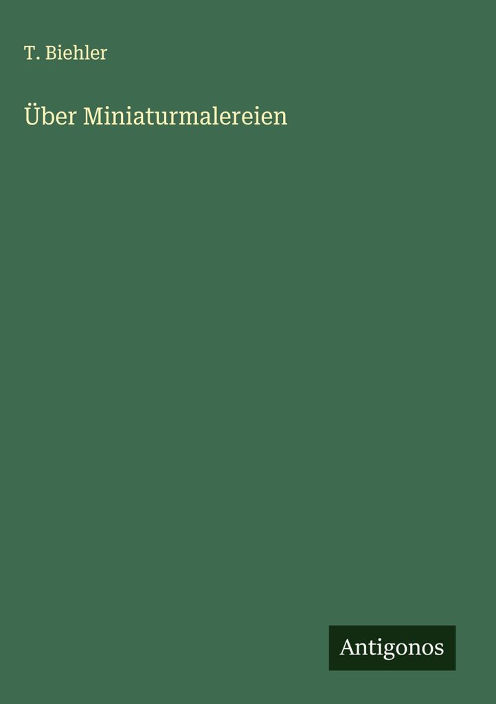 Über Miniaturmalereien