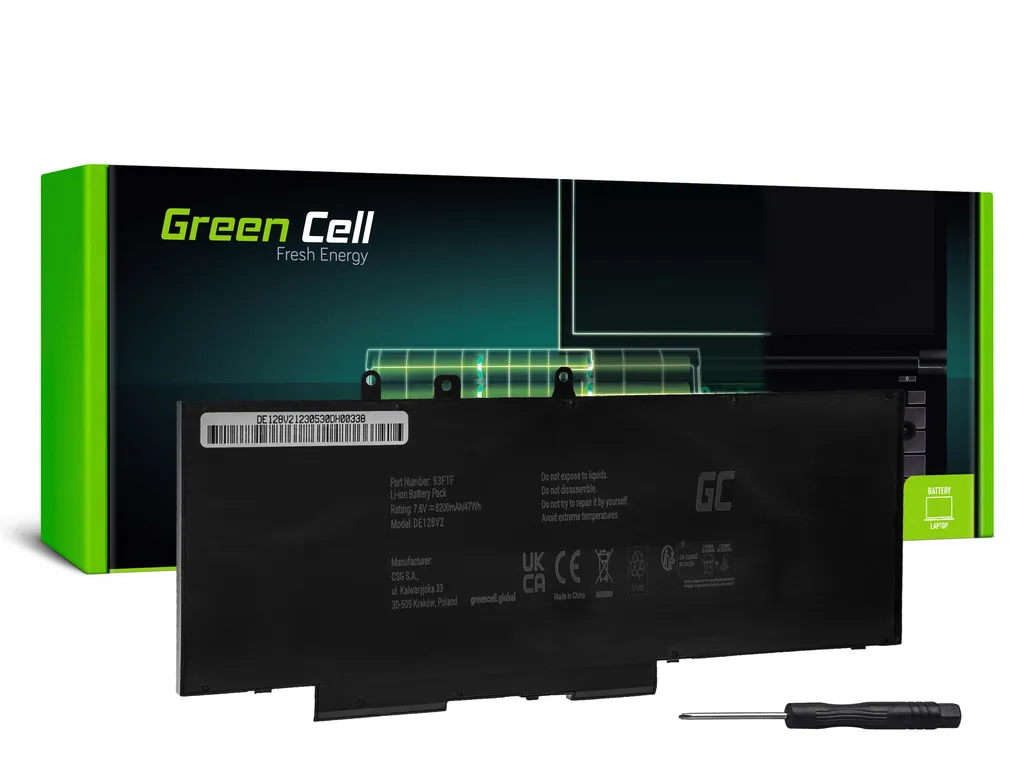 Torna Senza Fili: Batteria Green Cell Dell Latitude 6000mAh 93FTF GJKNX