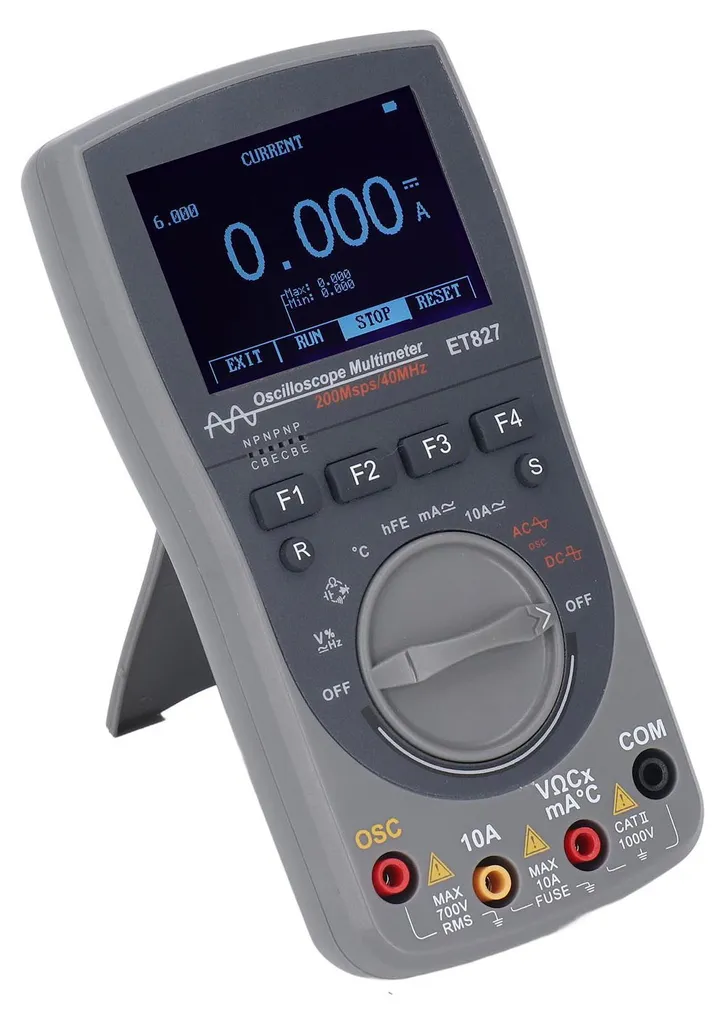 Multimètre-oscilloscope portable pour diagnostic et maintenance réseau