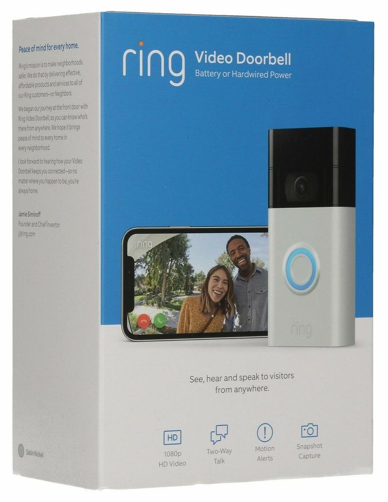 Ring Video-Türklingel (2. Generation) - Intelligente Produktbild 