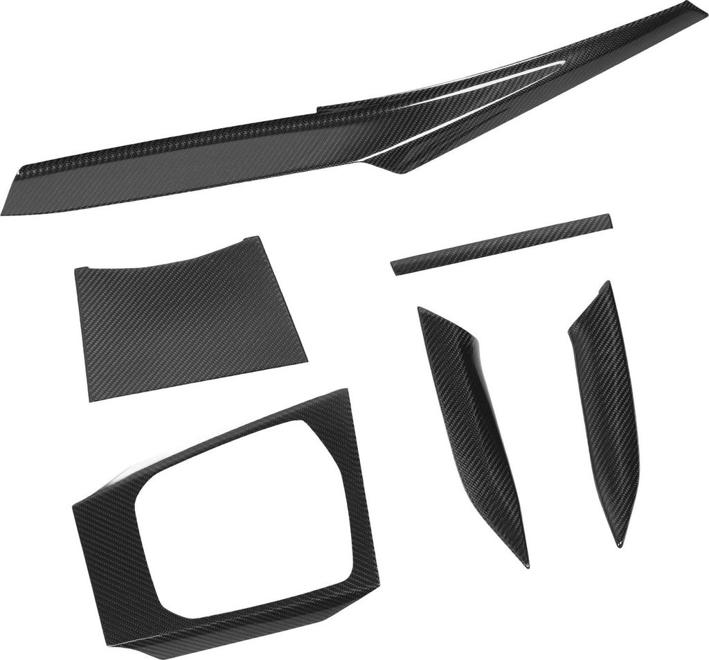 Innendekorations-Verkleidungssatz, trockenes Carbonfaser-Armaturenbrett, Gangschaltung, innere Türverkleidung für M3, M4, G80, G82, G20, G22, LHD