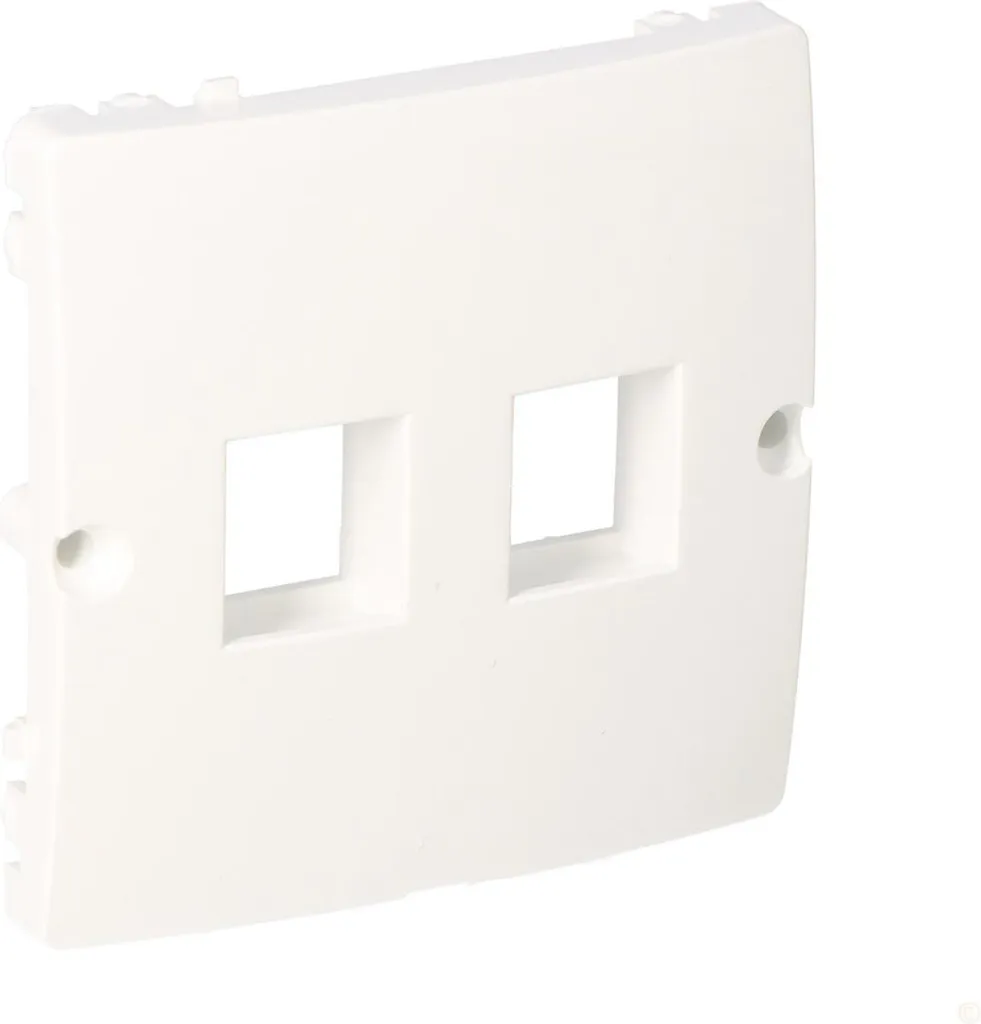 Plaque de finition Kontakt-Simon BMGK1P/11 gamme Basic blanc 67 mm - 2