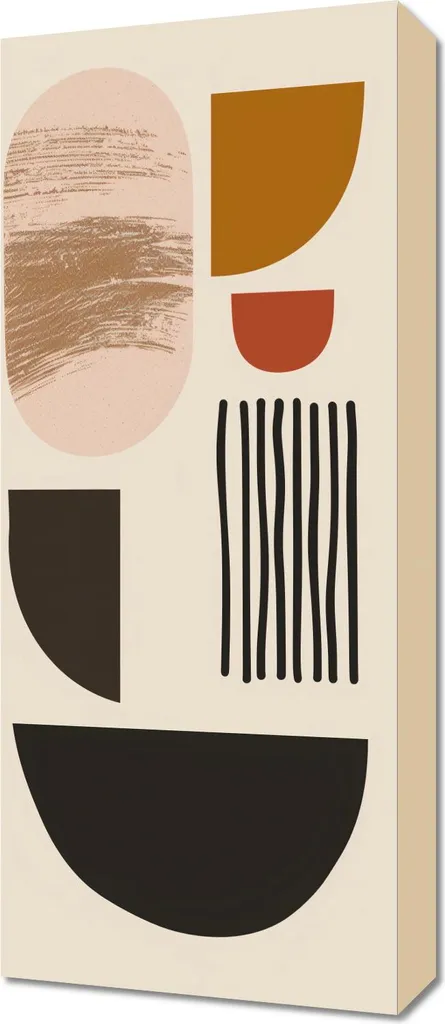 Tableau Image 30 x 70 cm Texture et Pastel pour Décoration Murale Chic