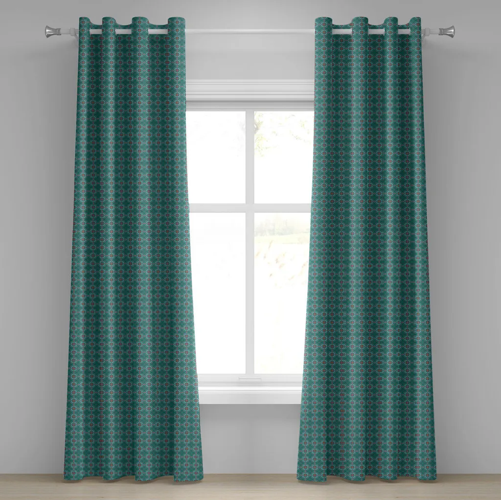 Tenda Vintage ABAKUHAUS 280x175 cm Piastrelle Spagnole Colorate