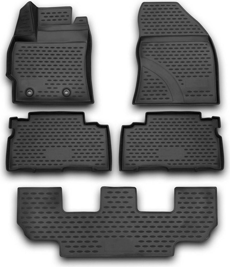 2013-2018 Toyota Verso Fußmatten TPE Schwarz 5 tlg Produktbild 