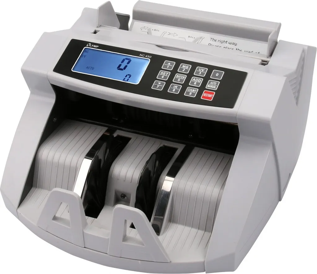 Olympia NC 450 Appareil de vérification et comptage de billets certifié - 3