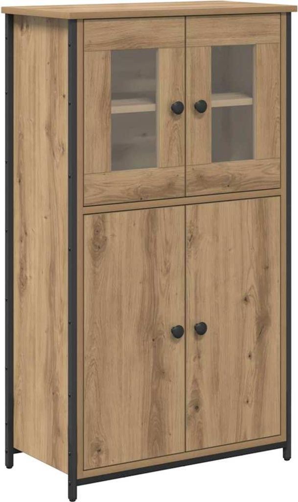"im Sonderangebot"Mehrzweckschrank 1 PC - Anrichte Highboard skandinavischer Stil - Artisan-Eiche 62x32x106,5cm Holzwerkstoff - Kommoden design 202...