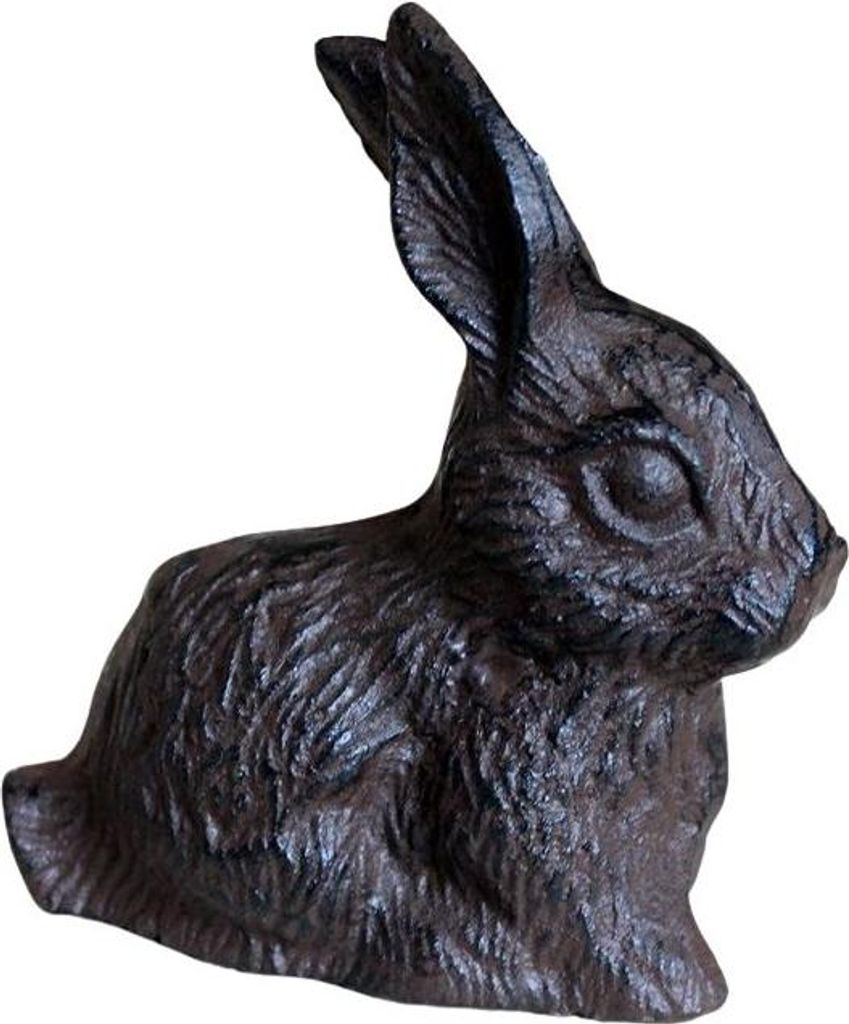 Gartenfigur Hase Gusseisen Produktbild 