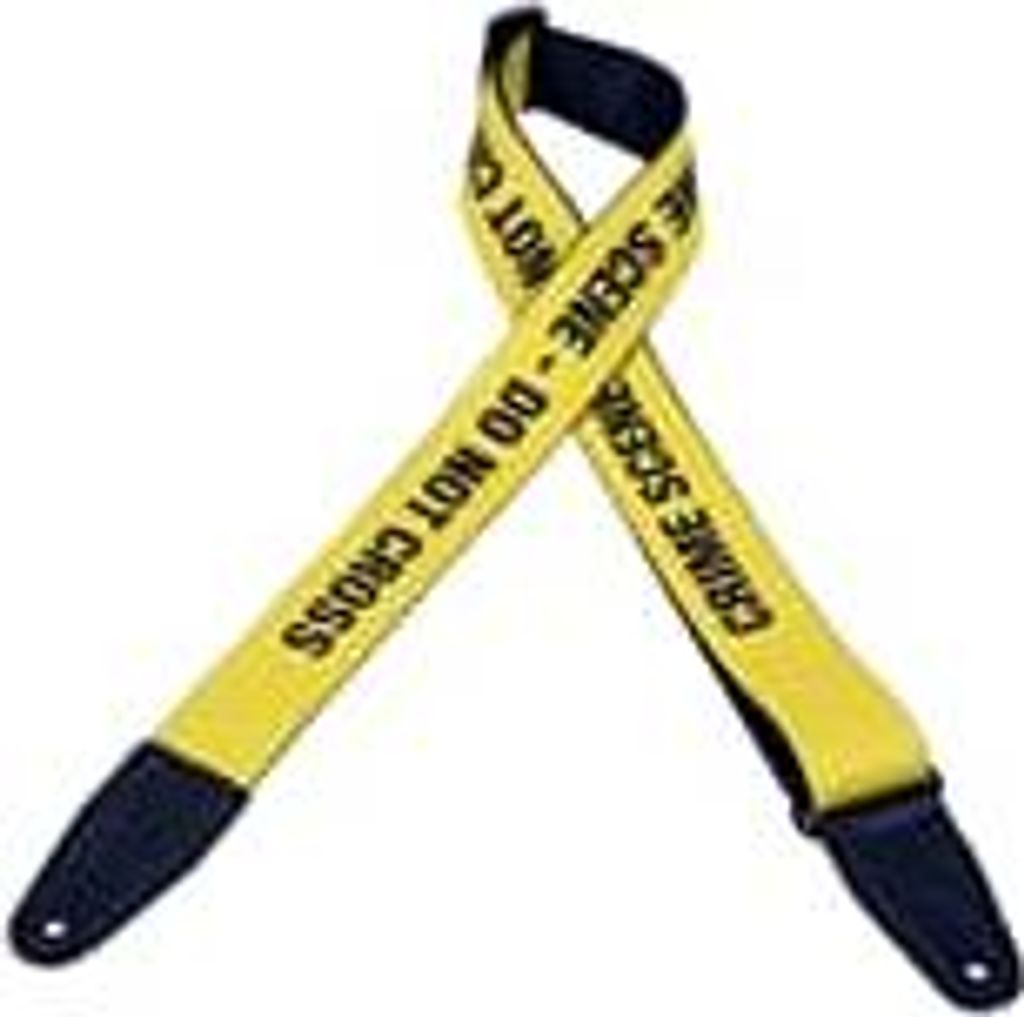 MPS2-006 2" Polyester Guitar Strap Crime Scene