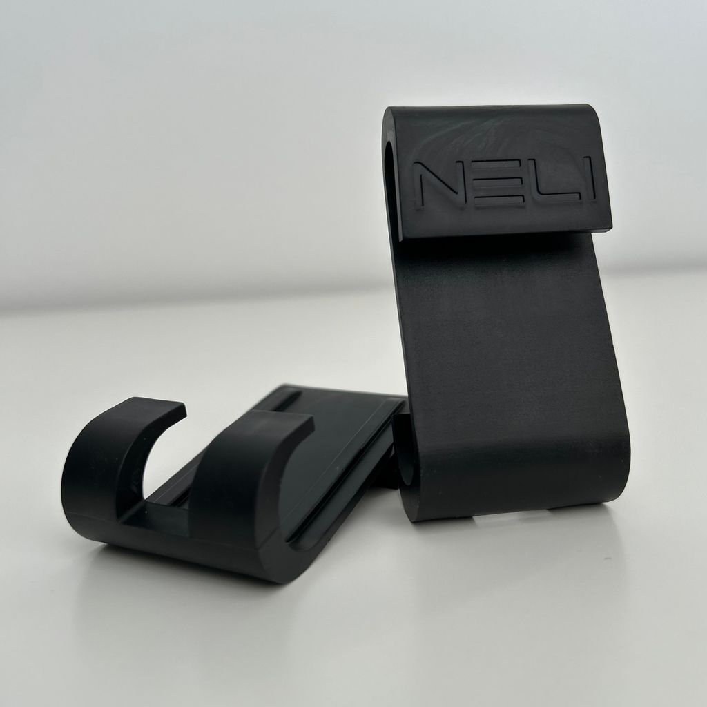 NELI 2er-Set Haken für Glaswand, Duschwand, Glastür, Duschkabine (Duschhaken, Türhaken, Reisehaken), Farbe: schwarz