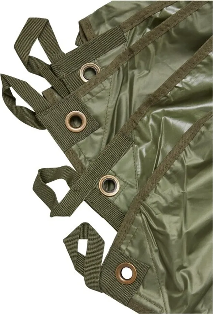 Tarp Brandit Premium 4mx3m Olive - Bâche Imperméable avec Œillets Renforcés - 4