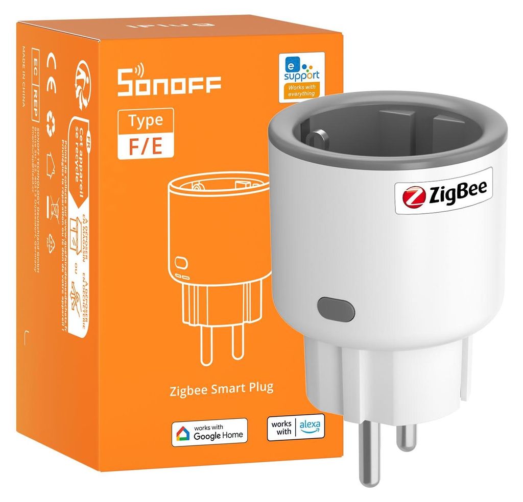 SONOFF S60ZBTPF Zigbee Steckdose – Fernsteuerung, Produktbild 