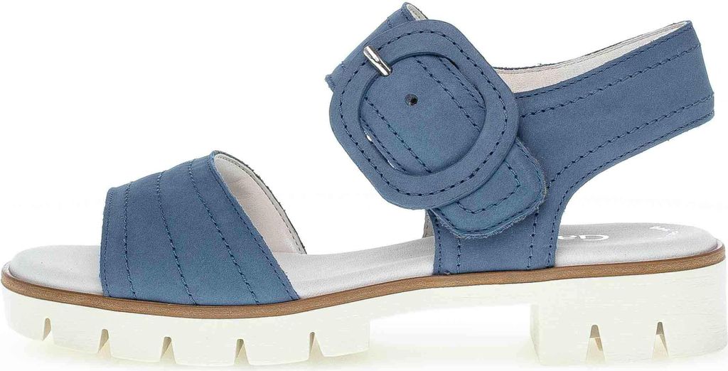 Gabor Casual Sandaletten in Übergrößen Blau 64.672.16 große Damenschuhe