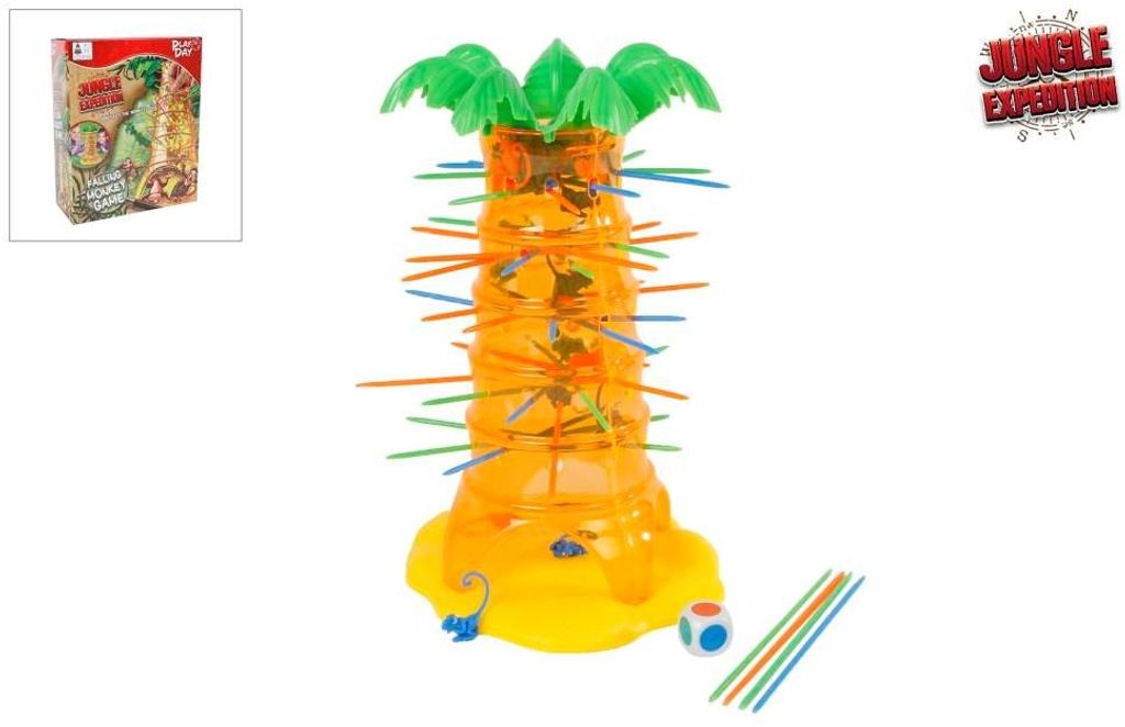 Hra na padající opici - hra na obratnost 27 cm - hračka pro Obrázek produktu 