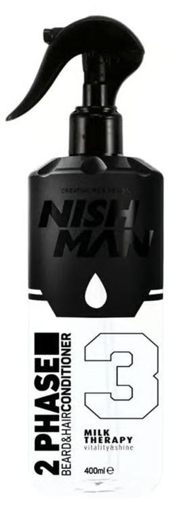 NISHMAN 2-fasen conditioner voor baard en haar, 400 ml - 03 Productafbeelding 