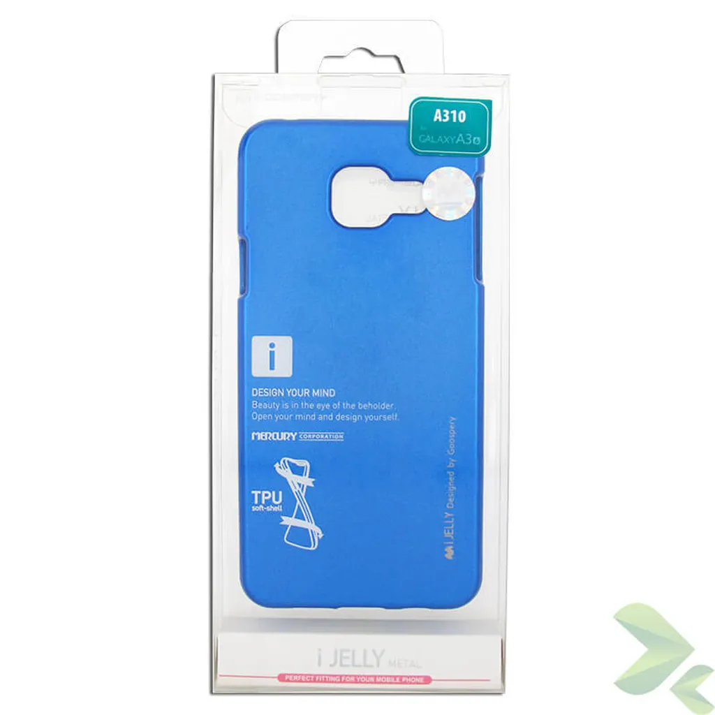 Cover Samsung A3 2016 Mercury I-Jelly Blu Metal - Recensione e Vendita