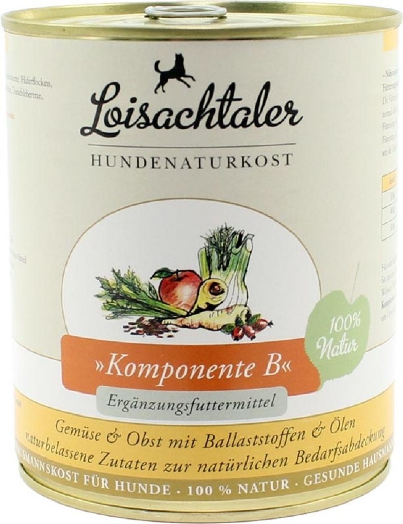 Loisachtaler Komponente B - 6 x 800 g Nassfutter