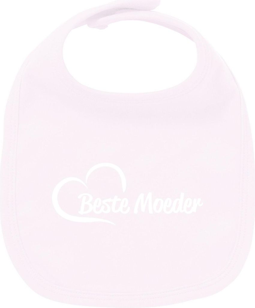 Huuraa Unisex Babylatz Beste Moeder Hart Geschenk Babypink Baumwolle Beste Moeder Mitbringsel