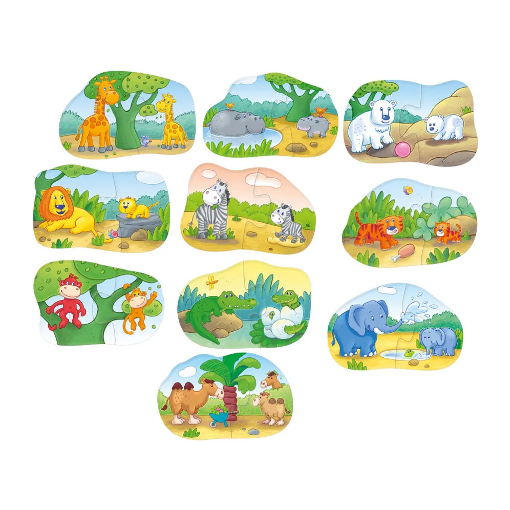 Aidez Bébé à Trier et Assembler avec le Puzzle Egg HABA Tierkinder 306254 - 2