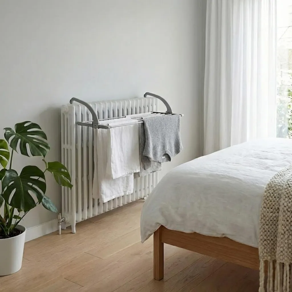 Séchoir à linge de balcon : la solution pour étendre sans encombrer le sol - 2