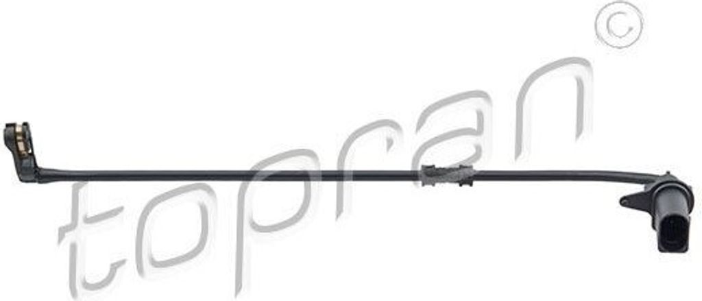 TOPRAN Sensor Bremsbelagverschleiß 117 351 vorne nur einseitig verbaut 317mm
