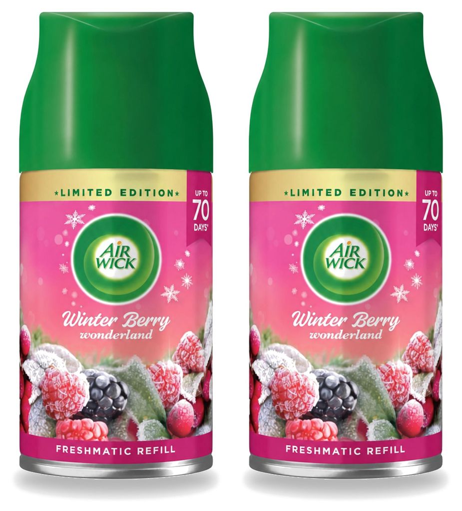 2 x Air Wick Freshmatic navulling - Winter Berry Wonderland Productafbeelding 