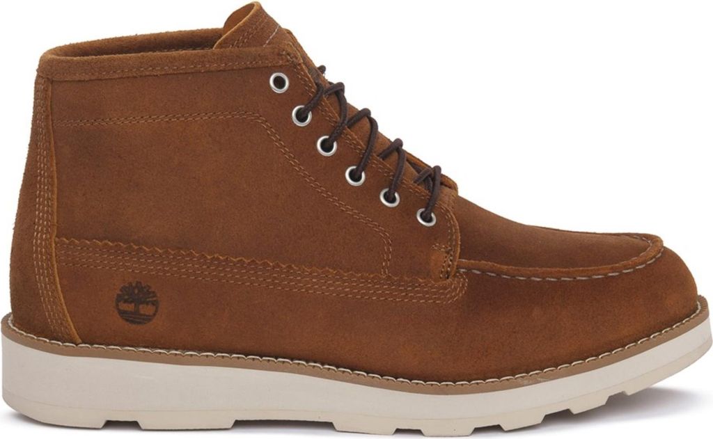 Timberland Herren Winterstiefel A6CEP mit knöchelhohem Schaft in Braun und Weiß