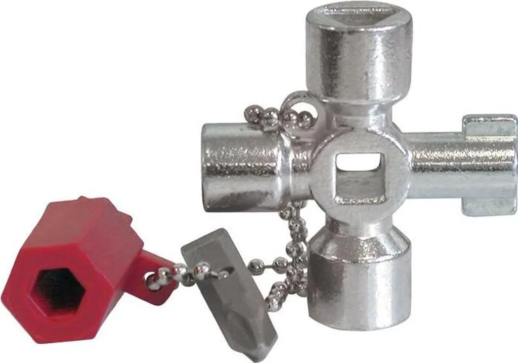 Chiave per armadietti elettrici Mini 8 funzioni con adattatore per bit