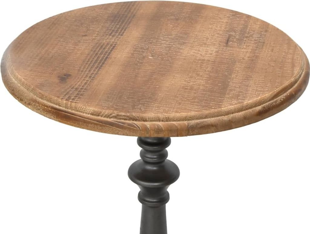 vidaXL Beistelltisch Tannenholz Massiv 40 x 64 cm Braun
